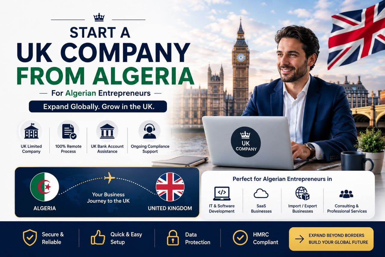 How to Start a UK Company from Algeria
