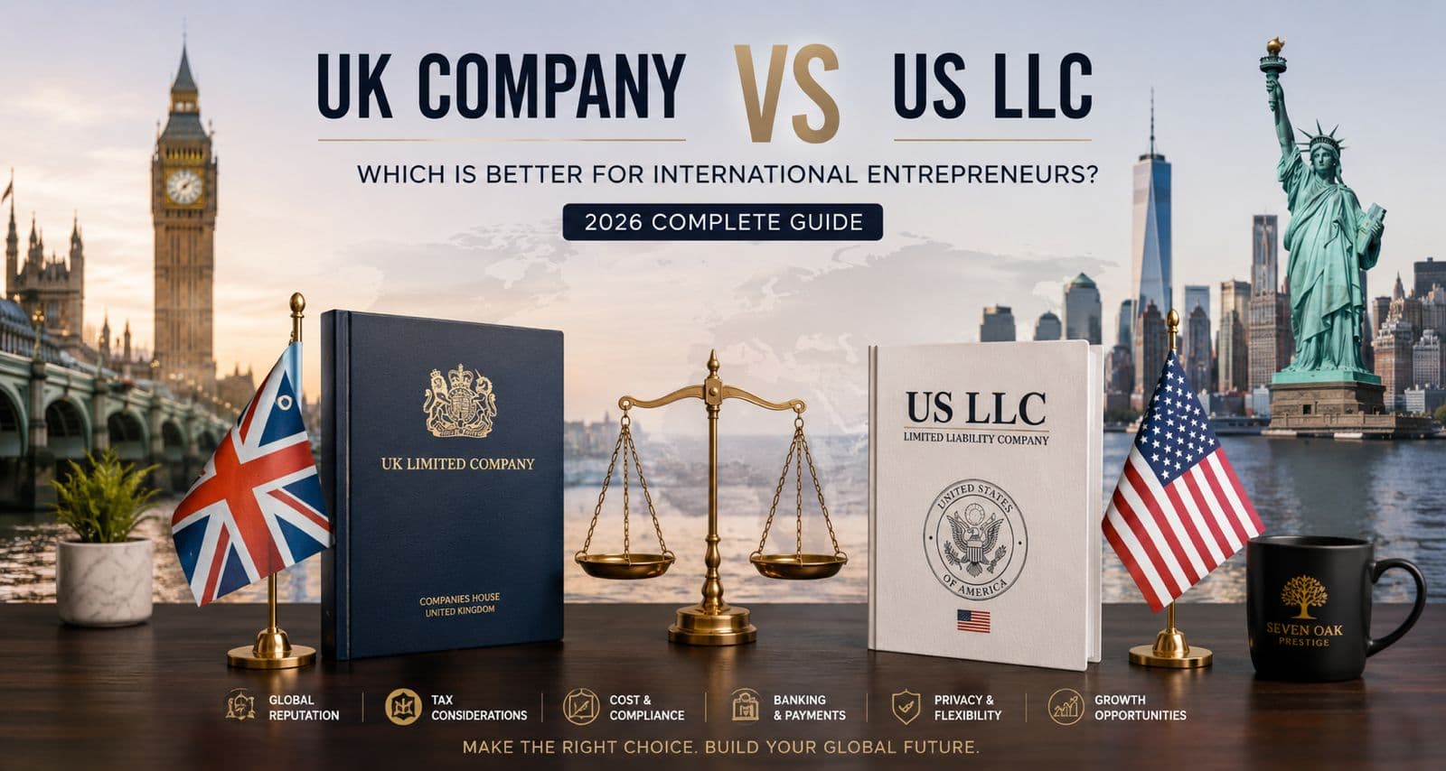 UK Company vs US LLC: Which Is Better for International Entrepreneurs? (2026 Guide)
