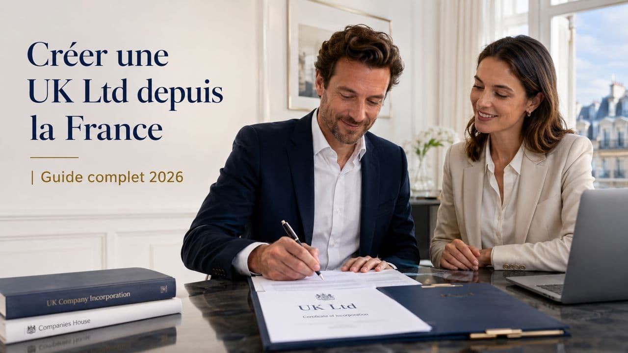Créer une UK Ltd depuis la France | Guide complet 2026