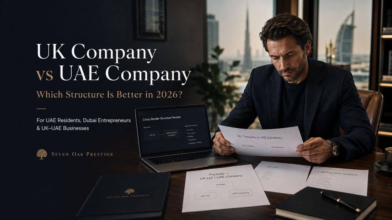 UK Company vs UAE Company: Which Structure Is Better for UAE Residents, Dubai Entrepreneurs & UK–UAE Businesses in 2026?