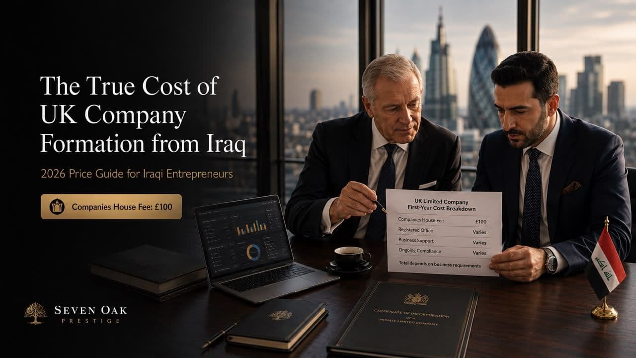 The True Cost of UK Company Formation from Iraq (2026 Guide)