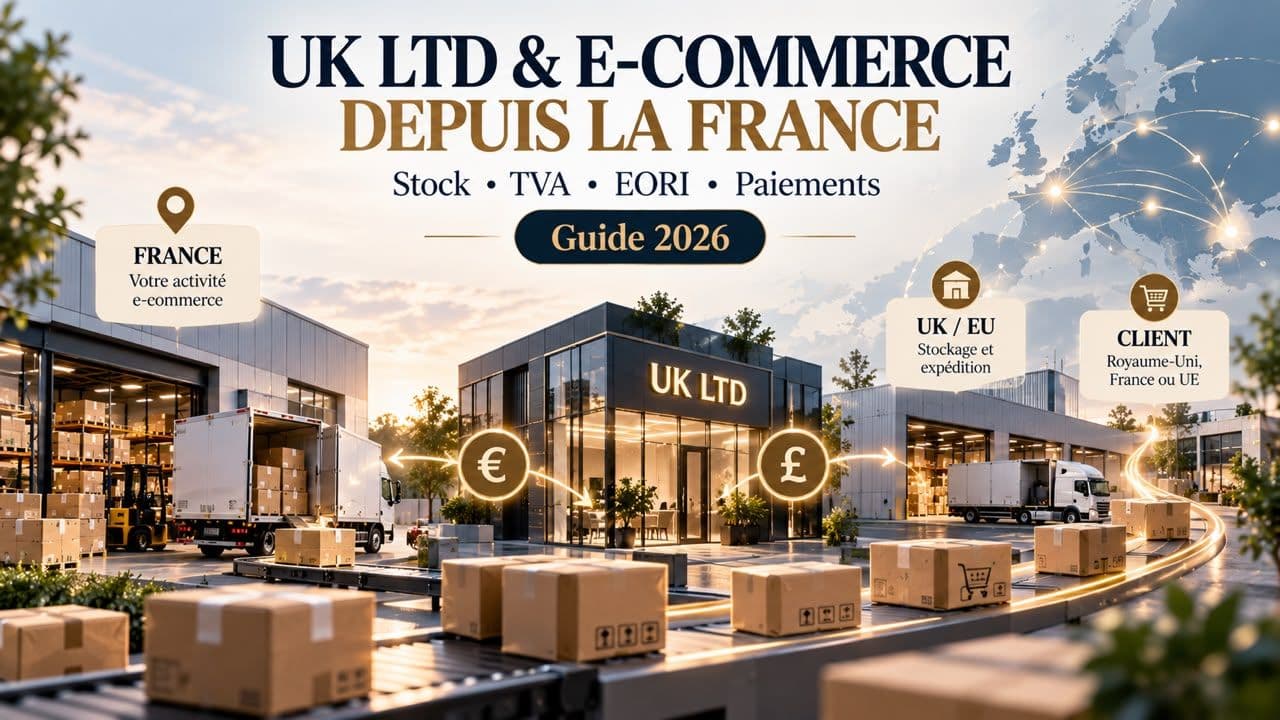 UK Ltd pour E-commerce depuis la France: TVA , EORI& Stock 2026