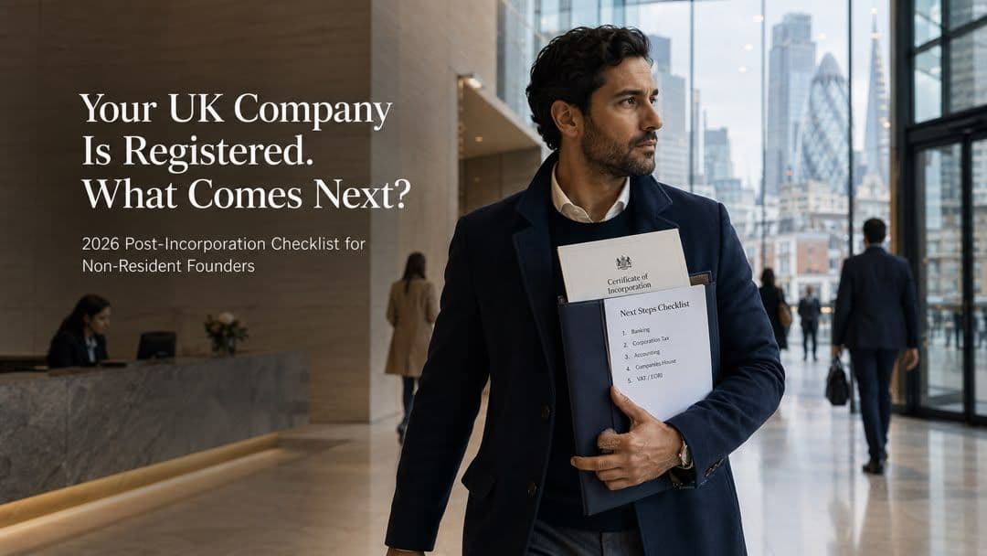 What Happens After You Register a UK Company as a Non-Resident? Complete 2026 Checklist