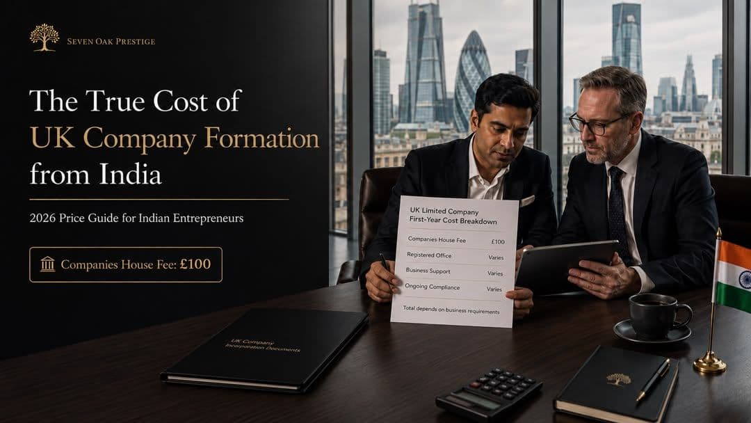 The True Cost of UK Company Formation from India : 2026 Price Guide