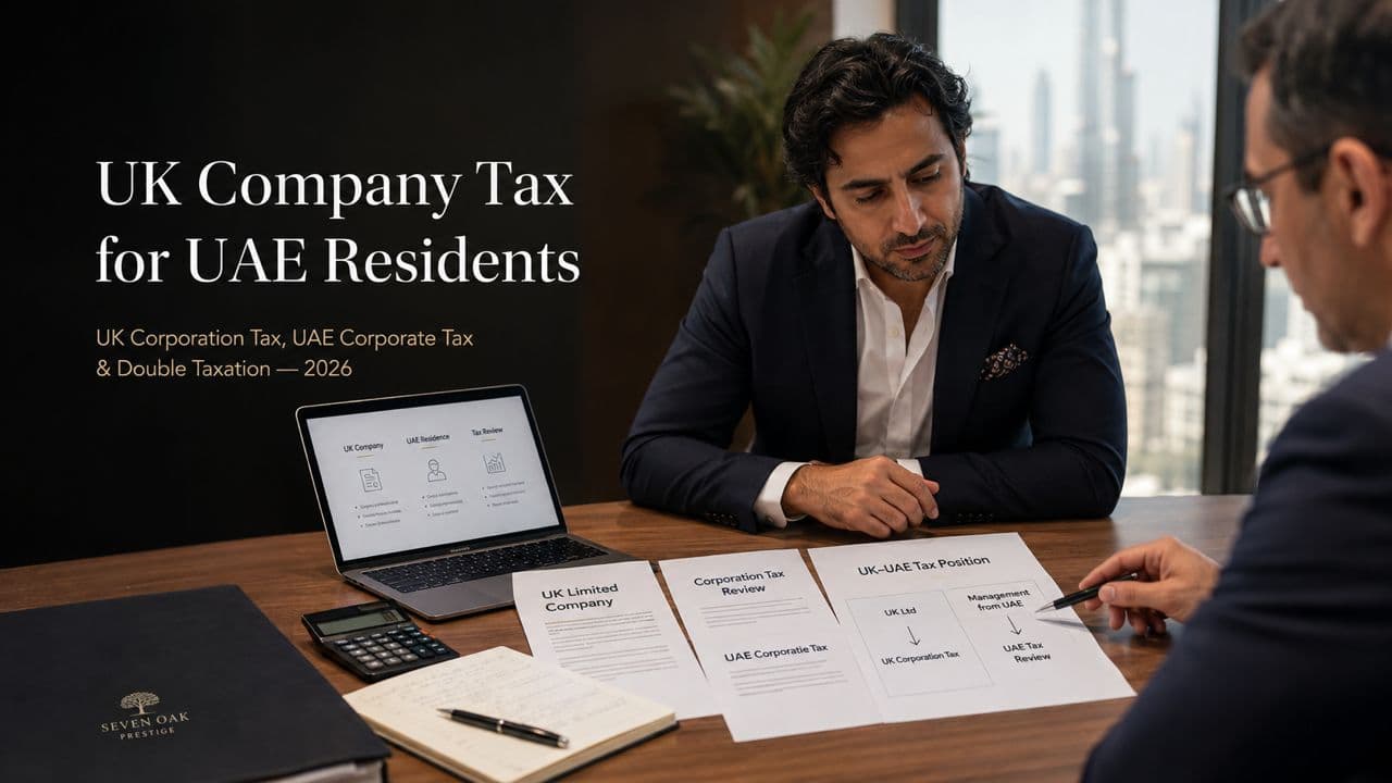 UK Company Tax for UAE Residents: Corporation Tax, UAE Corporate Tax & Double Taxation Explained — 2026 Guide