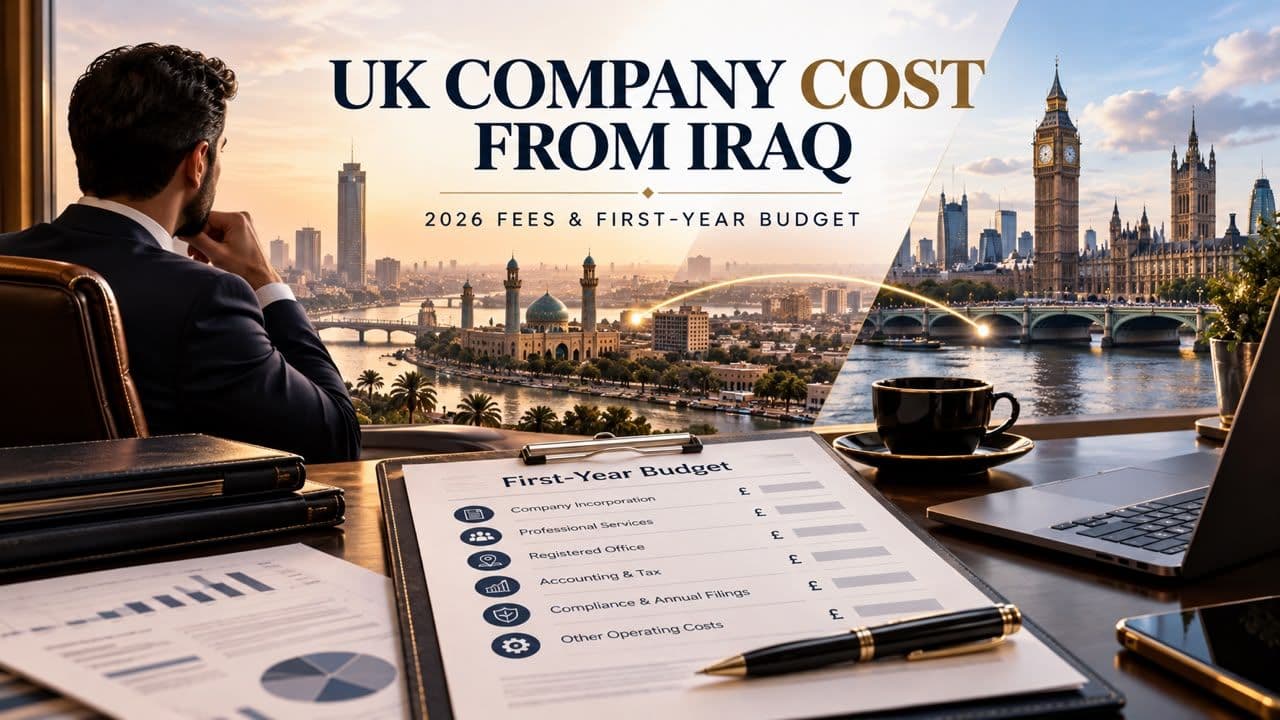 UK Company Formation Cost from Iraq: 2026 Fees & First-Year Budget