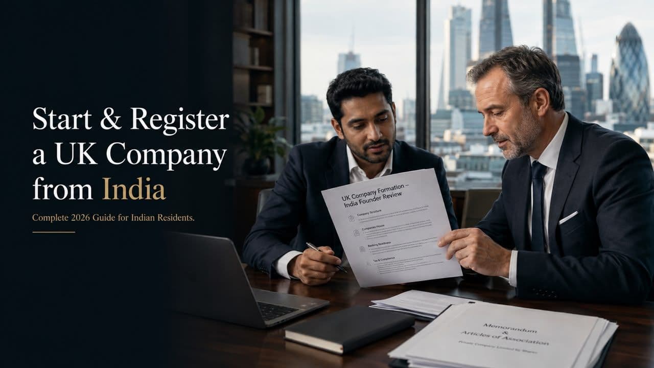 How to Start & Register a UK Company from India: Complete 2026 Guide for Indian Residents