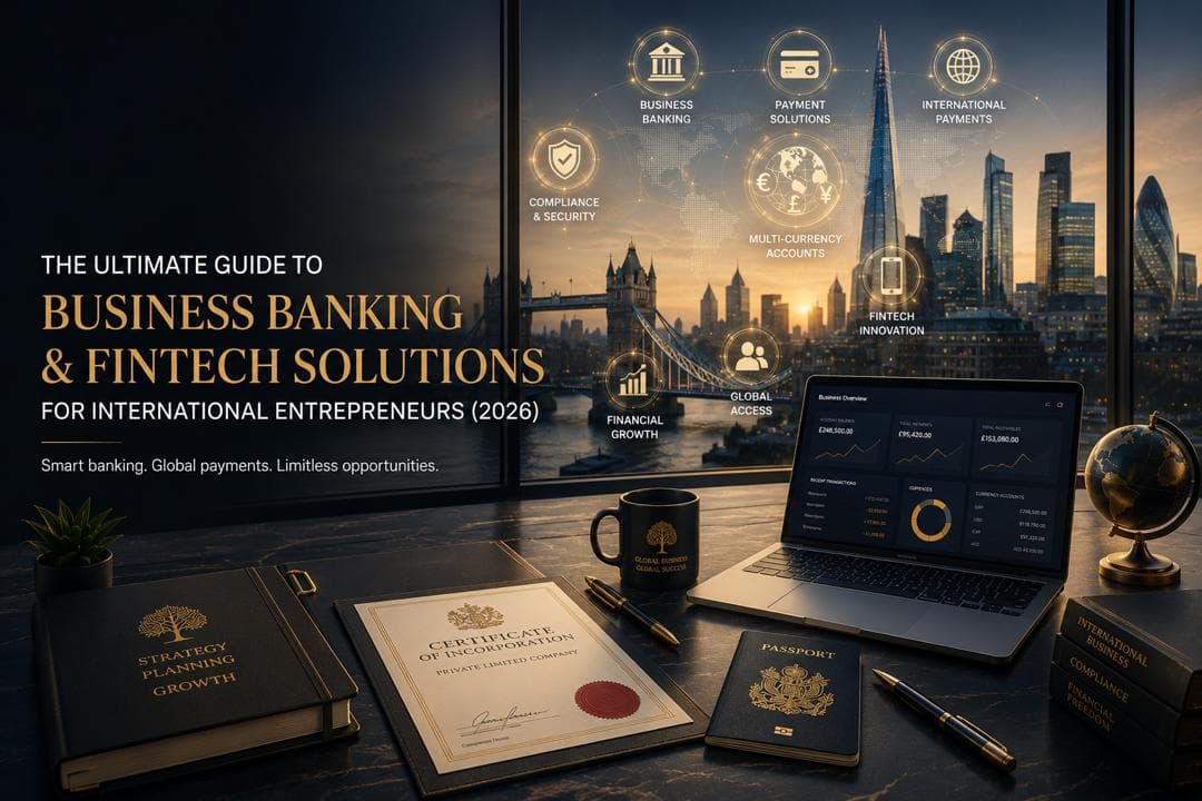 Business Banking & Fintech Guide for International Entrepreneurs | 2026
