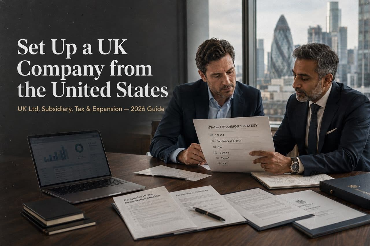 How to Set Up a UK Company from the United States: Complete 2026 Guide for US Founders & Businesses