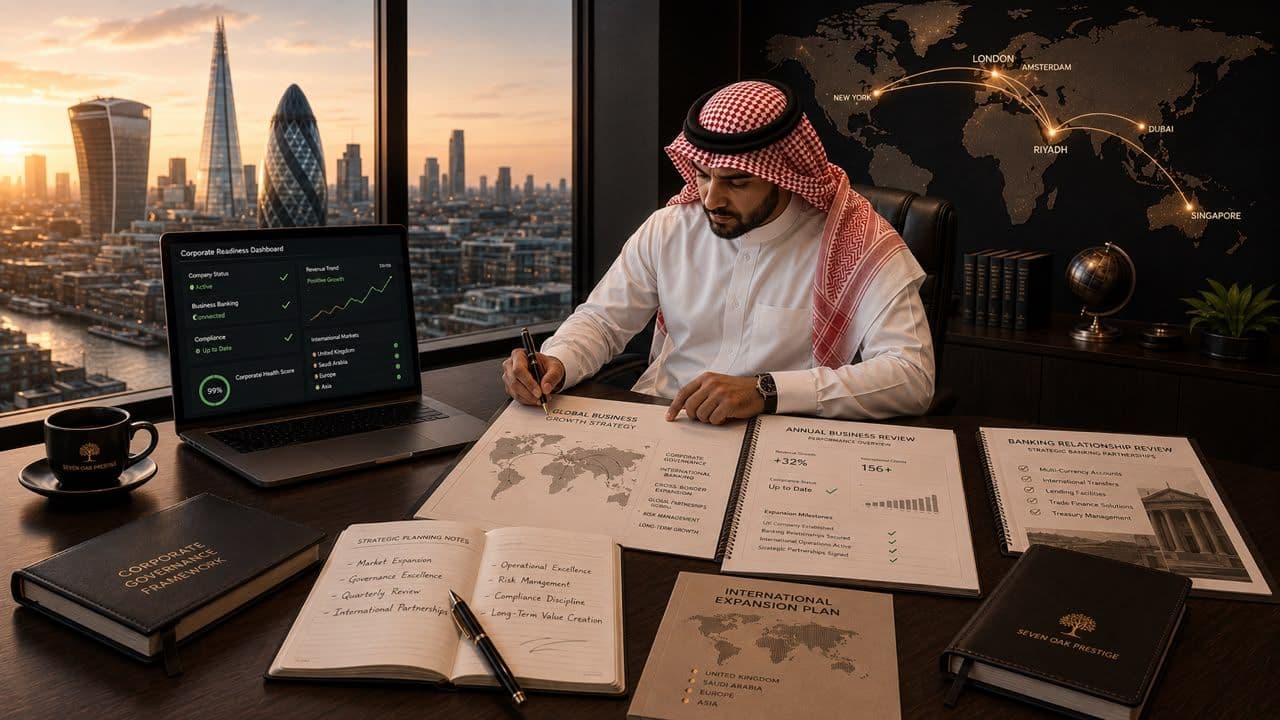 How to Start a UK Company from Saudi Arabia (2026): The Executive Guide to International Business Expansion