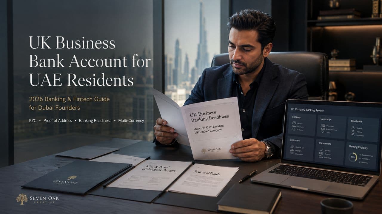UK Business Bank Account for UAE Residents: Complete 2026 Guide for Dubai Founders & UK Companies