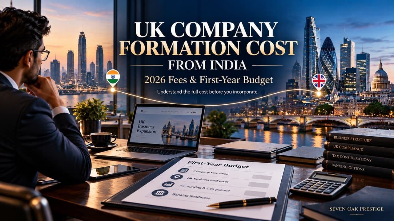 UK Company Formation Cost from India: 2026 Fees & Costs